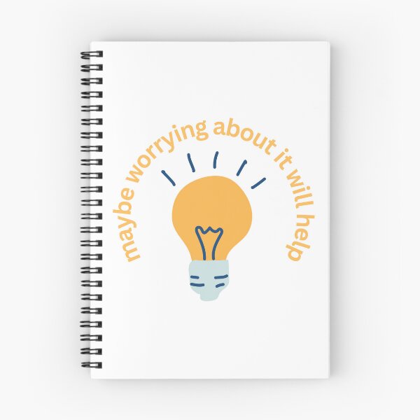 Item preview, Maybe Worrying About It Will Help (Lightbulb) designed and sold by ami.creations.