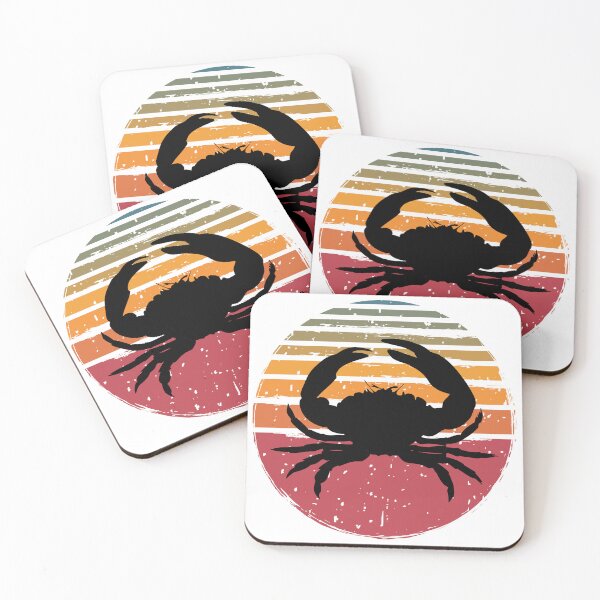 Item preview, Crustaceancore Nautical Crab Beach Life Sunset designed and sold by jrno11.