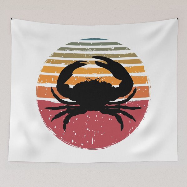 Item preview, Crustaceancore Nautical Crab Beach Life Sunset designed and sold by jrno11.