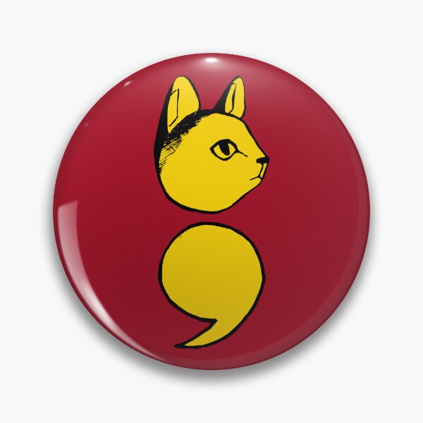 Item preview, Semicolon Cat designed and sold by THROUGH-LIFE.