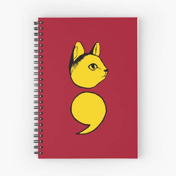 Item preview, Semicolon Cat designed and sold by THROUGH-LIFE.