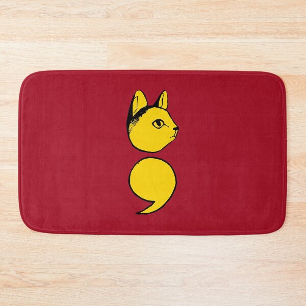 Item preview, Semicolon Cat designed and sold by THROUGH-LIFE.