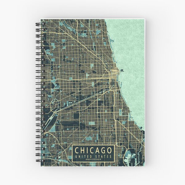 Item preview, Chicago City Map Illinois, USA - Summer designed and sold by deMAP.