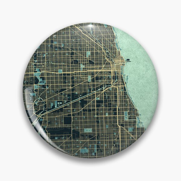 Item preview, Chicago City Map Illinois, USA - Summer designed and sold by deMAP.