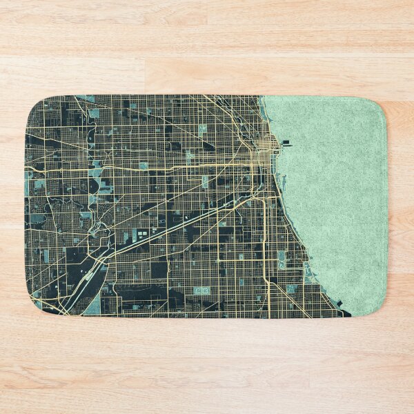 Item preview, Chicago City Map Illinois, USA - Summer designed and sold by deMAP.