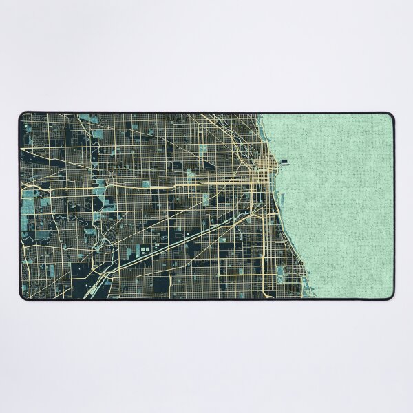 Item preview, Chicago City Map Illinois, USA - Summer designed and sold by deMAP.