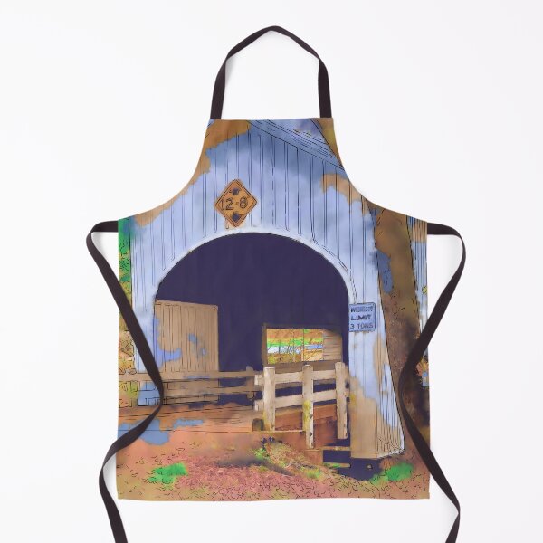Item preview, Covered Bridge In Watercolor designed and sold by KirtTisdale.