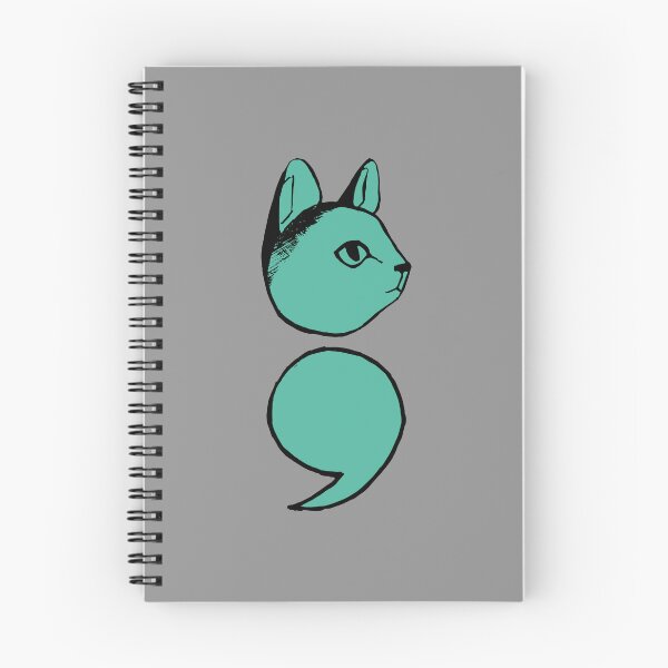 Item preview, Semicolon Cat designed and sold by THROUGH-LIFE.