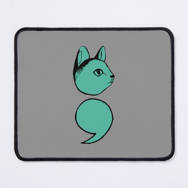 Item preview, Semicolon Cat designed and sold by THROUGH-LIFE.