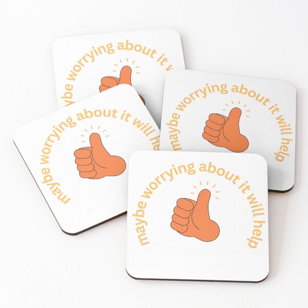 Item preview, Maybe Worrying About It Will Help (Thumbs Up) designed and sold by ami.creations.