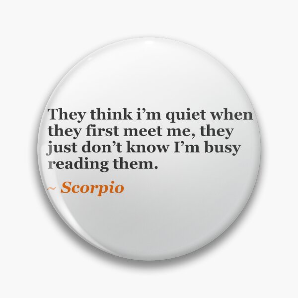 Item preview, Scorpio quote designed and sold by Giovanni-c.