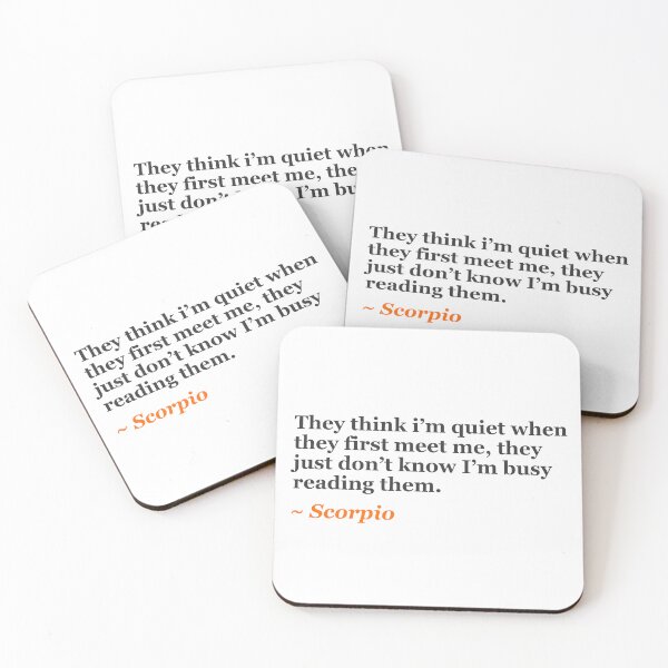 Item preview, Scorpio quote designed and sold by Giovanni-c.