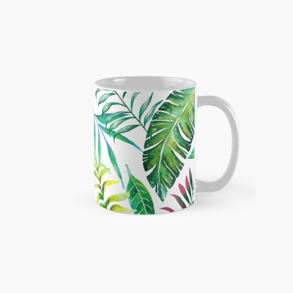 Tropical Flora #redbubble #decor #buyart Classic Mug