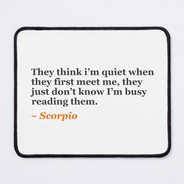 Item preview, Scorpio quote designed and sold by Giovanni-c.