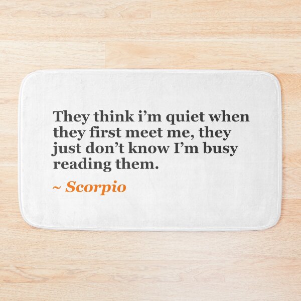 Item preview, Scorpio quote designed and sold by Giovanni-c.