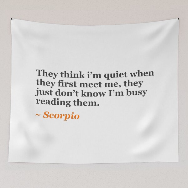 Item preview, Scorpio quote designed and sold by Giovanni-c.