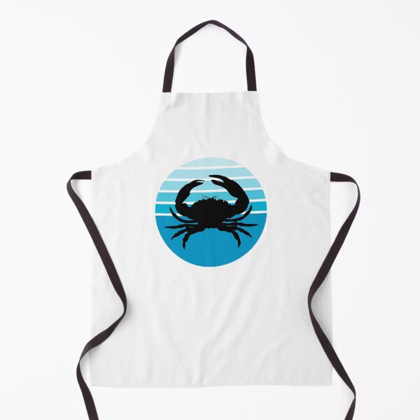 Item preview, Crustaceancore Nautical Crab Beach Life Blue Sunset designed and sold by jrno11.