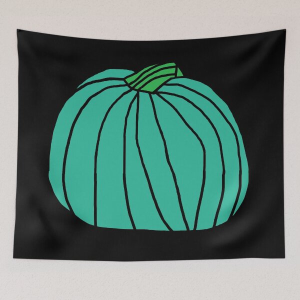 Item preview, Big Cyan Pumpkin  designed and sold by ellenhenry.