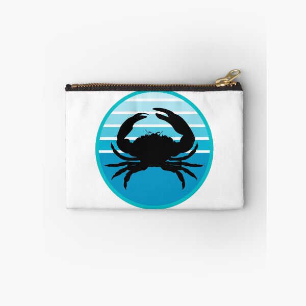 Item preview, Crustaceancore Nautical Crab Beach Life Blue Sunset designed and sold by jrno11.