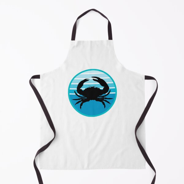 Item preview, Crustaceancore Nautical Crab Beach Life Blue Sunset designed and sold by jrno11.