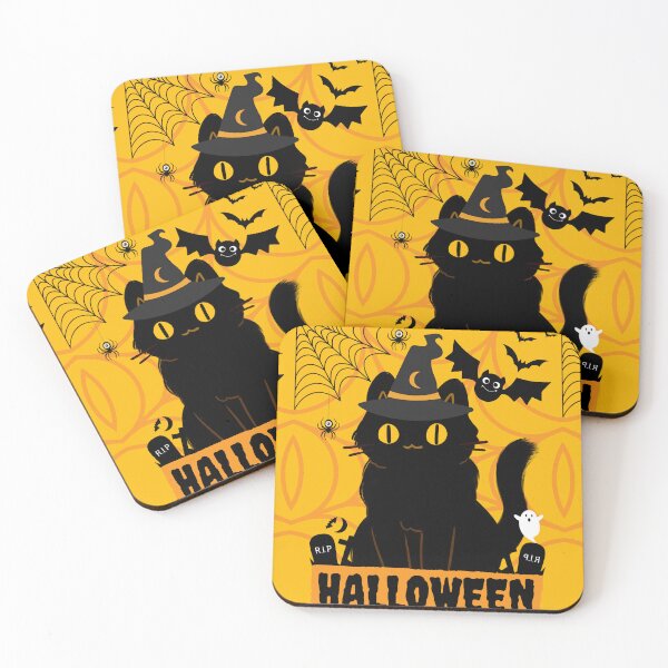 Item preview, Halloween witch cat, Halloween cat designed and sold by NeroEG.