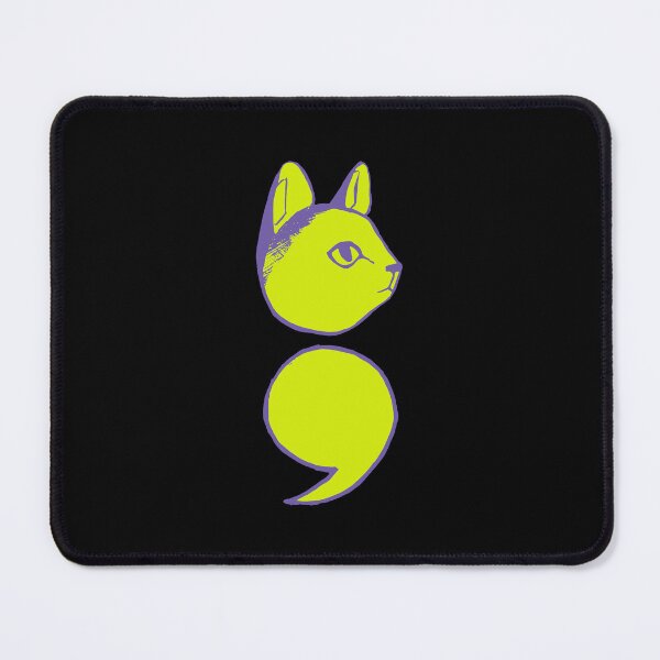Item preview, Semicolon Cat designed and sold by THROUGH-LIFE.