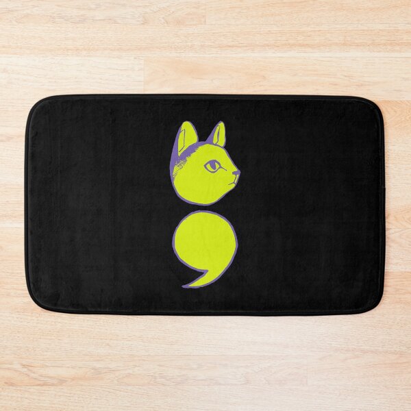 Item preview, Semicolon Cat designed and sold by THROUGH-LIFE.