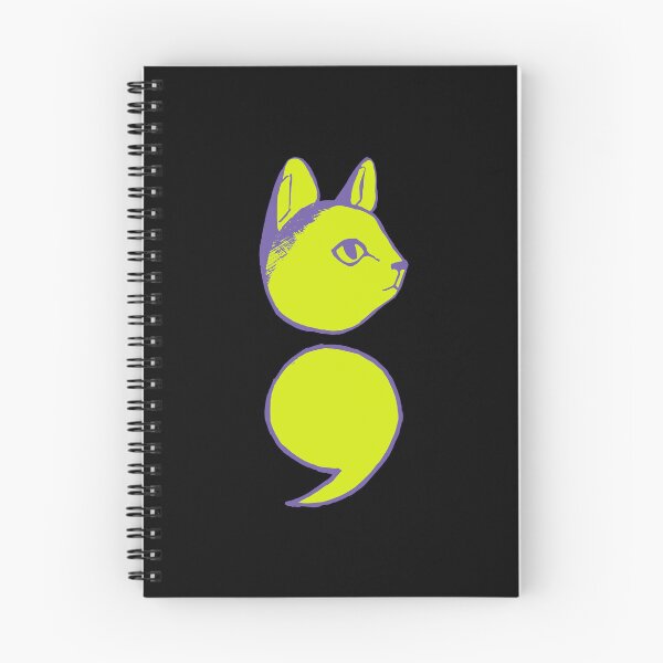Item preview, Semicolon Cat designed and sold by THROUGH-LIFE.