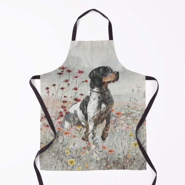 Item preview, Brittany Spaniel hunts in the field designed and sold by TammyHunterArt.