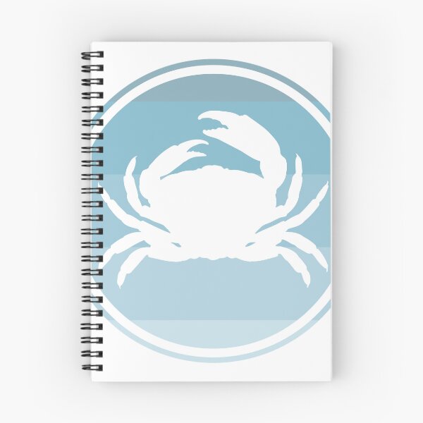 Item preview, Crustaceancore Nautical Crab Beach Life Blue Sunset designed and sold by jrno11.