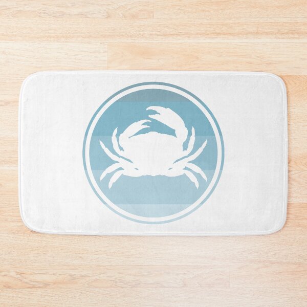 Item preview, Crustaceancore Nautical Crab Beach Life Blue Sunset designed and sold by jrno11.