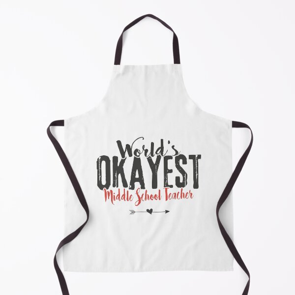 Item preview, Middle School Teacher Saying - World's Okayest Middle School Teacher Funny Saying designed and sold by Graphic-hunt.