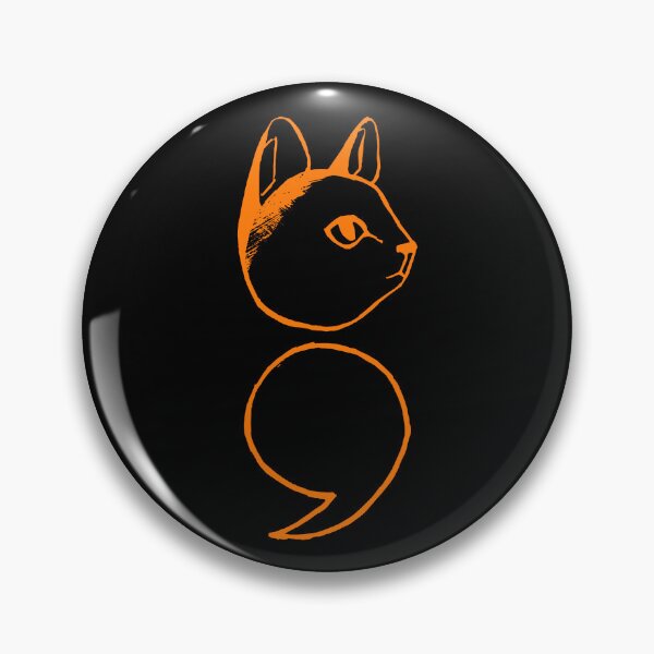 Item preview, Semicolon Cat designed and sold by THROUGH-LIFE.