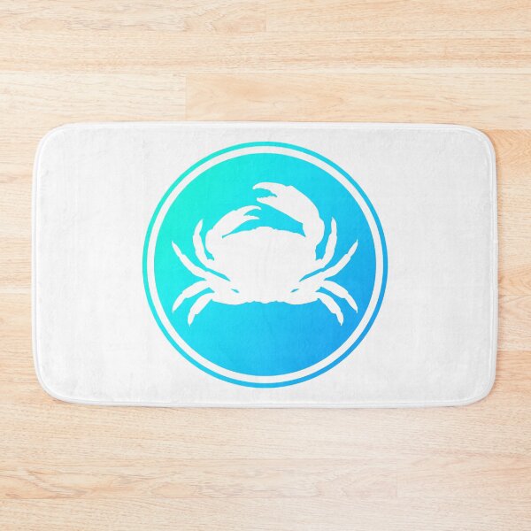 Item preview, Crustaceancore Nautical Crab Beach Life Blue Ombre designed and sold by jrno11.