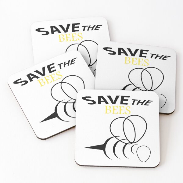 Item preview, Save the bees shits, save the bees phone cases, save the bees hats, save the bees shower curtain, save the bees backpack  designed and sold by Poussyarts.