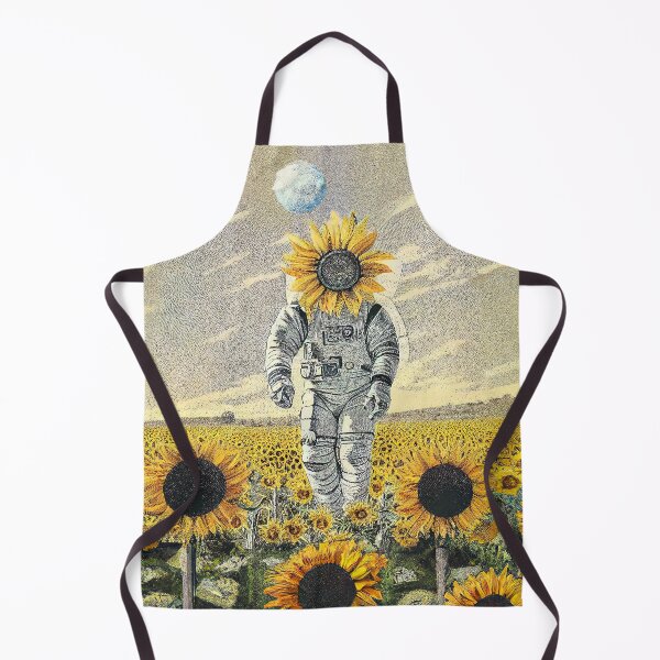 Item preview, Astronaut in a Sunflower Field - Pointillism designed and sold by harroddesign.