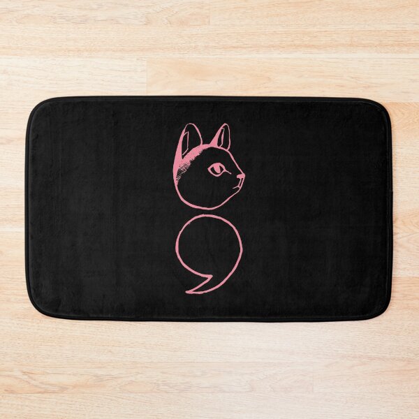 Item preview, Semicolon Cat designed and sold by THROUGH-LIFE.