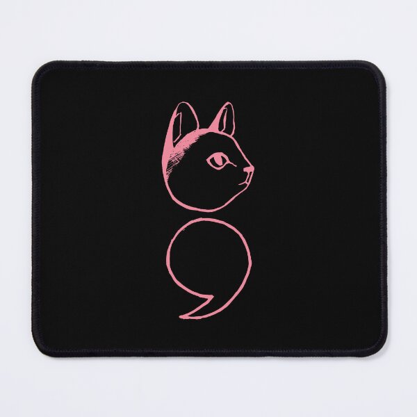 Item preview, Semicolon Cat designed and sold by THROUGH-LIFE.