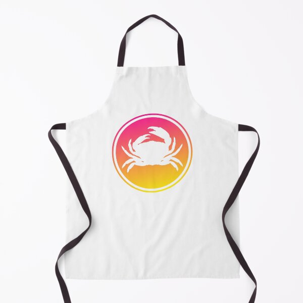 Item preview, Crustaceancore Nautical Crab Beach Life Red Orange Yellow Ombre designed and sold by jrno11.
