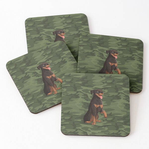 Item preview, Happy Doberman Dog Art designed and sold by PaperRain.
