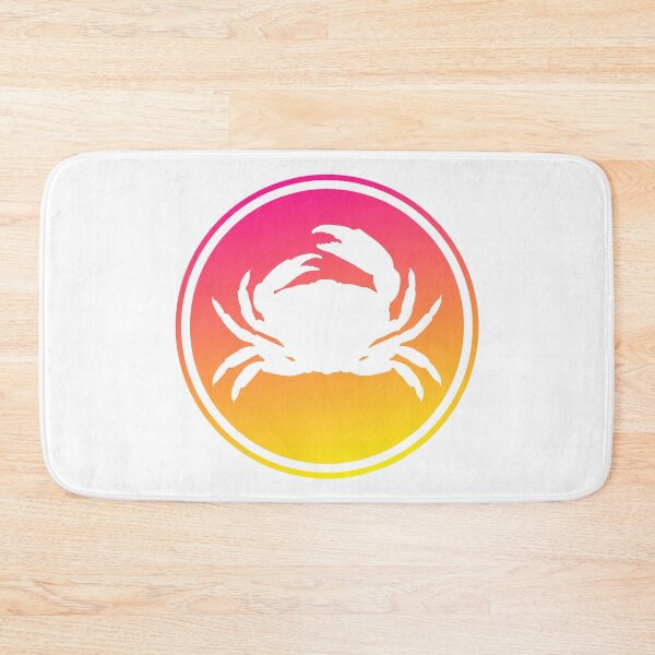 Item preview, Crustaceancore Nautical Crab Beach Life Red Orange Yellow Ombre designed and sold by jrno11.