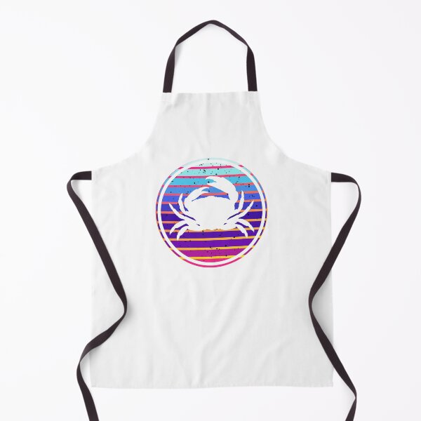 Item preview, Crustaceancore Nautical Crab Beach Life Colorful Sunset designed and sold by jrno11.