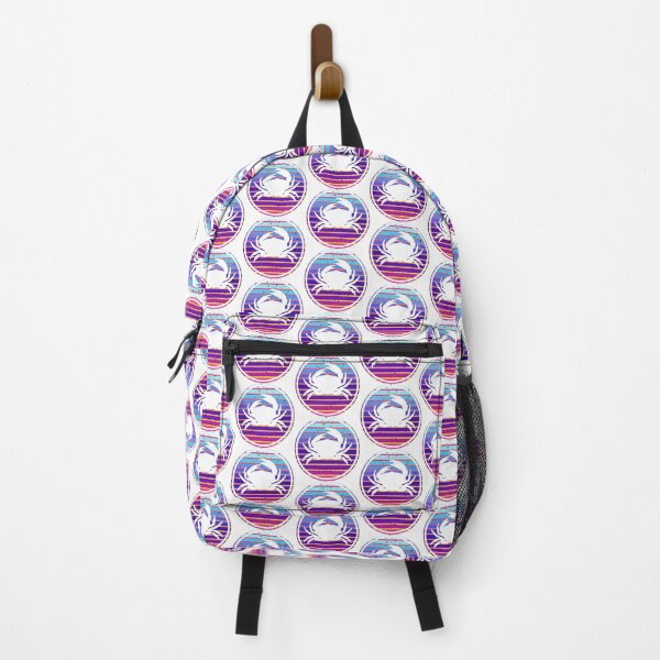 Item preview, Crustaceancore Nautical Crab Beach Life Colorful Sunset designed and sold by jrno11.