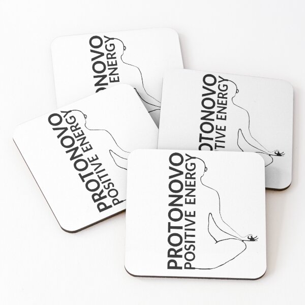Item preview, Protonovo Positive Energy t-shirts, PROTONS, Yoga positivity designed and sold by Lazy Dad Creations.