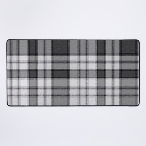 Item preview, Textured black and white tartan plaid. designed and sold by marinaklykva.