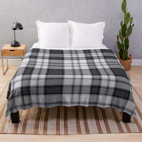 Item preview, Textured black and white tartan plaid. designed and sold by marinaklykva.