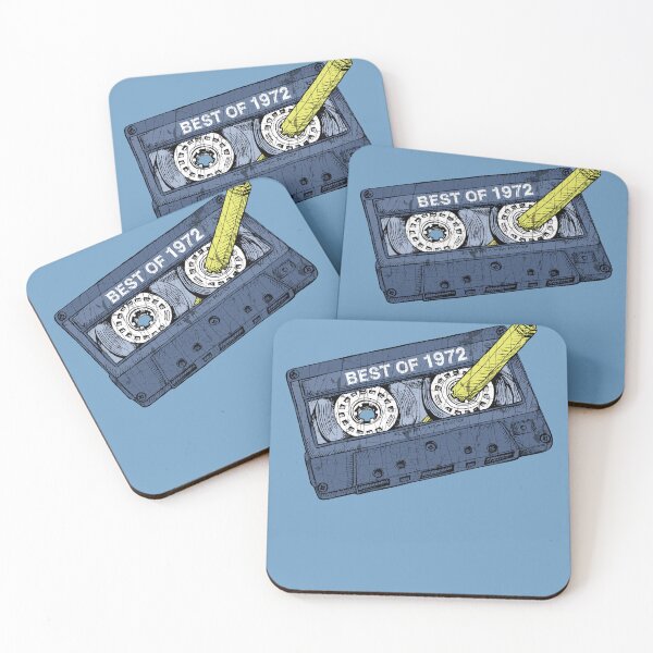 Item preview, Best Of 1972 Birthday 50 Years Old Audio Cassette Tape  designed and sold by MintaApparel.
