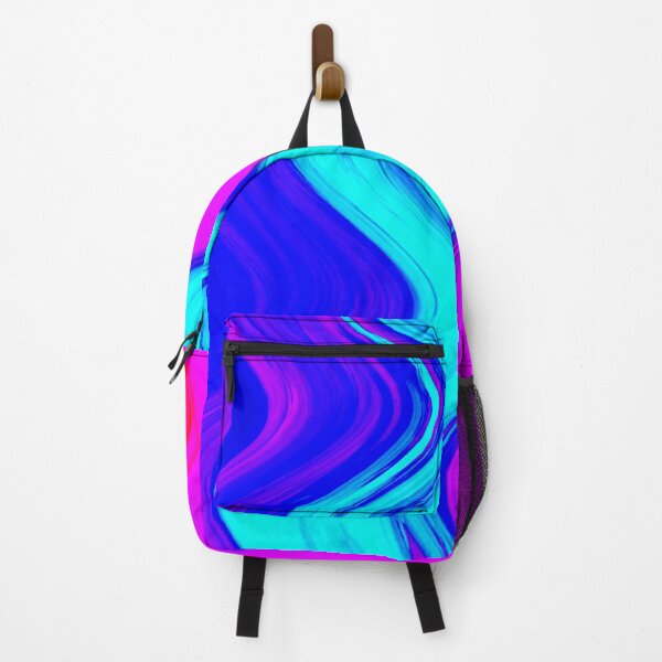 Item preview, Hot pink, Teal, and Blue Paint Stripes. designed and sold by KellysComColors.