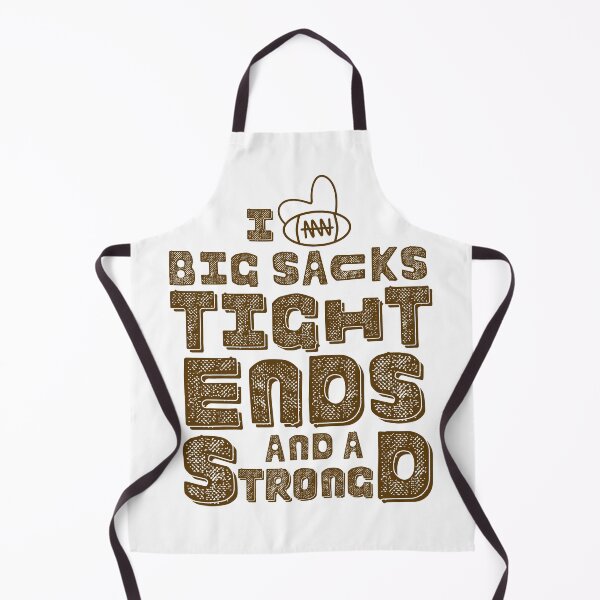 Item preview, I Love Big Sacks Tight Ends And Strong D Funny Football designed and sold by ami28.