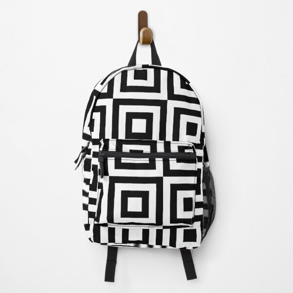 Item preview, Black And White Square Mosaic Pattern designed and sold by risingrocket.